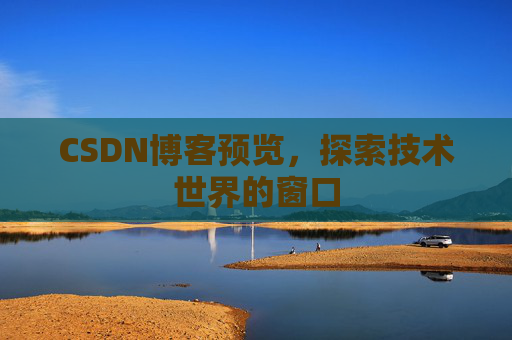 CSDN博客预览，探索技术世界的窗口